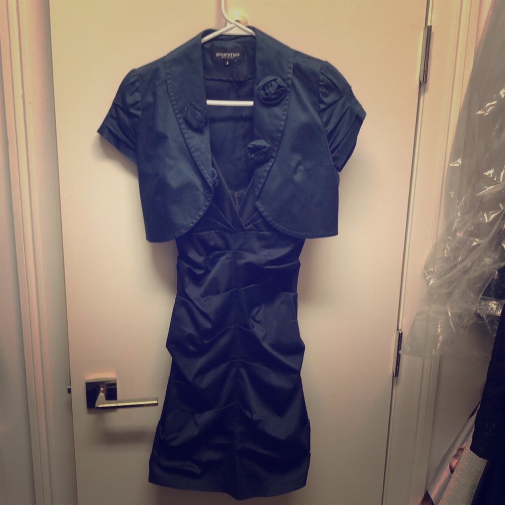 Navy blue dress